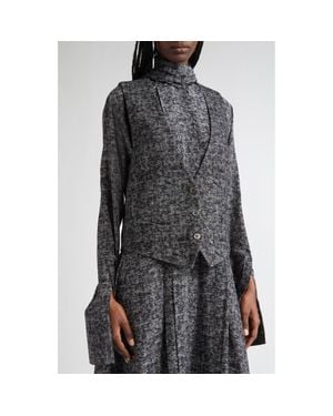 Michael Kors Virgin Wool Vest - Black