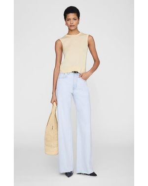 Anine Bing Moni Crop Tank - White