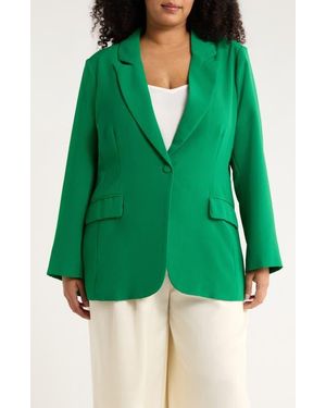 Sugarlips Chelsea One-Button Blazer - Green