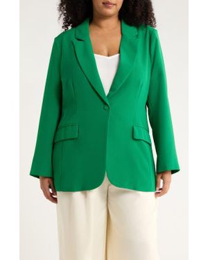 Sugarlips Chelsea One-Button Blazer - Green