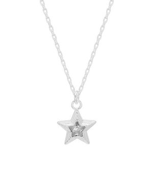 Estella Bartlett Star Crystal Pendant Necklace - White