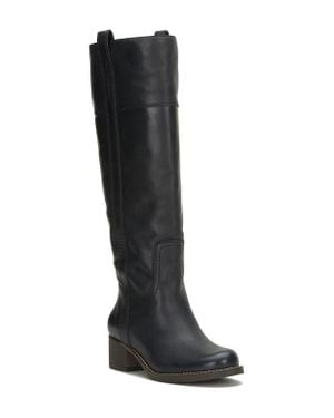 Lucky Brand Hybiscus Riding Boot - Black