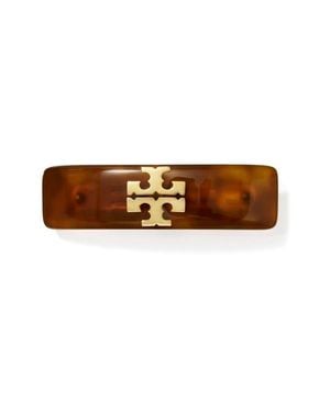 Tory Burch Kira Small Barrette - Brown
