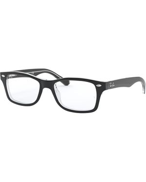 Ray-Ban 48Mm Square Optical Glasses - Black