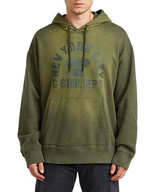 G-Star Logo Graphic Hoodie - Green