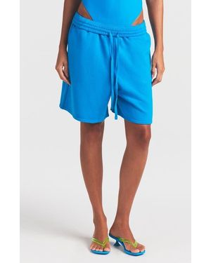 Skims French Terry Basketball Shorts - Blue