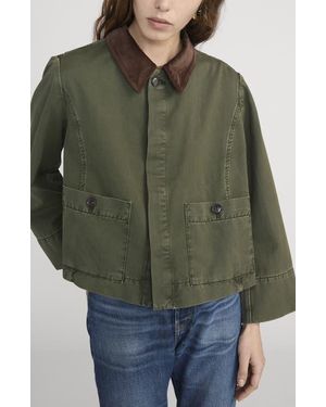 FRAME The Mini Swing Jacket - Green