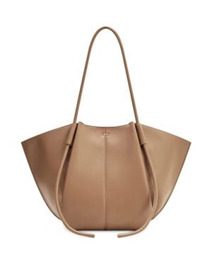 JW PEI Nala Faux Leather Wide Tote - Brown