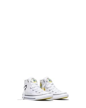 Converse Kids' X Minions Chuck Taylor All Star High Top Sneaker - White