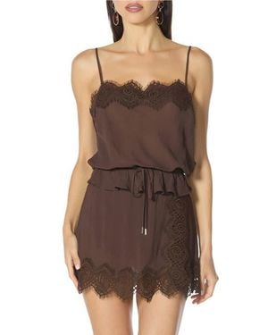 AFRM Healy Lace Trim Camisole - Brown