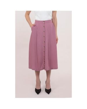 Aam The Label The Midi Skirt - Pink