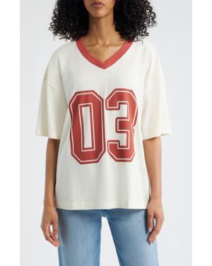 GOLDEN HOUR Miller High Life Cotton Graphic T-Shirt - White