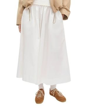ALIGNE Natalie Organic Cotton Skirt - White