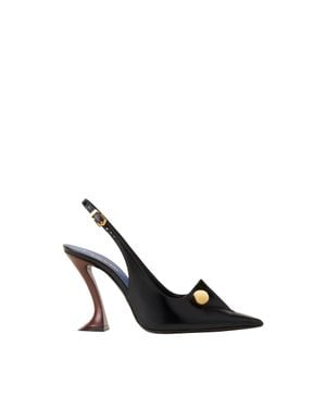 Lanvin Affinity Arch Slingback - Black