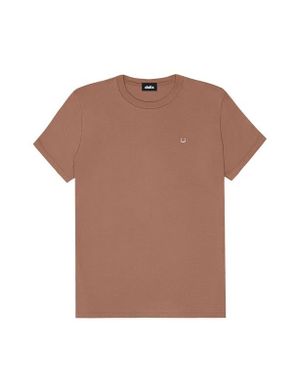 Alix Lil Smile Jersey Relaxed Tee - Brown