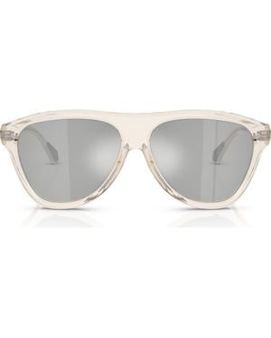 Moncler Incline 59Mm Pilot Sunglasses - Gray