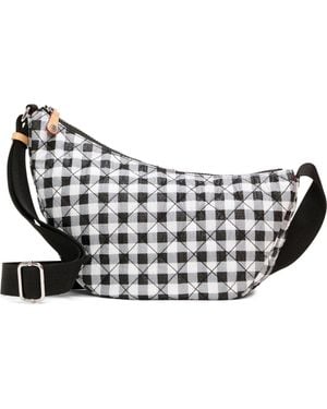 MZ Wallace Small Metro Smile Shoulder Bag - Black