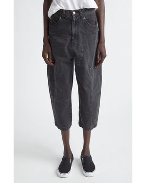 Undercover Cotton Denim Barrel Leg Jeans - Gray