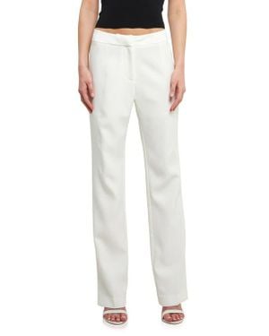 Endless Rose Flat Front Pants - White