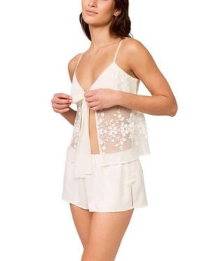 Rya Collection Tidal Short Pajamas - White