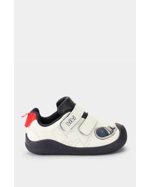 Bibi Kids' Fisioflex First Walker Boy Shoe - White