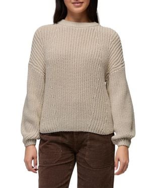 Prana Sunday River Crewneck Sweater - Natural
