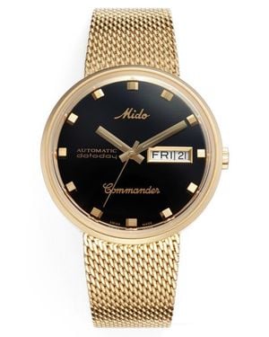 MIDO Commander Automatic Mesh Strap Watch, 37Mm - Multicolor