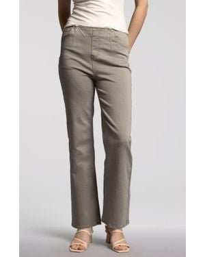 WEEKEND LOS ANGELES Manon Twill Pull-On Pants - Gray