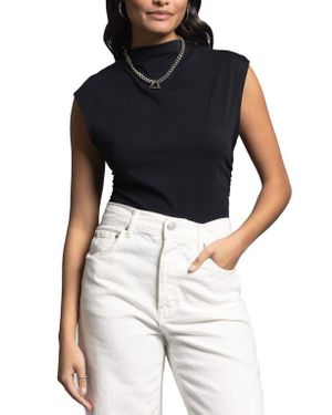 WEEKEND LOS ANGELES Simone Stretch Pima Cotton Top - Blue