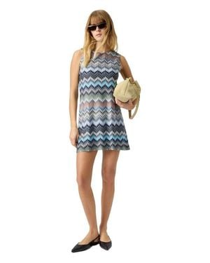 Missoni Sleeveless Mini Dress - Blue