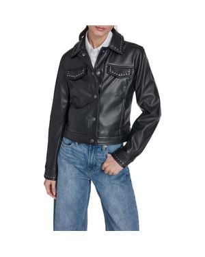 Levi's Studded Faux Leather Jacket - Black