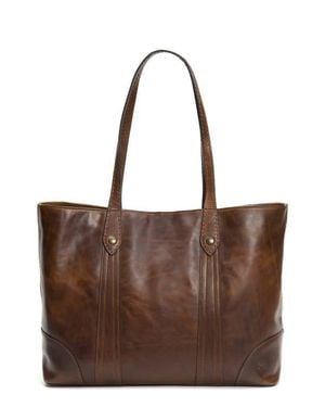 Frye Melissa Leather Shopper - Brown