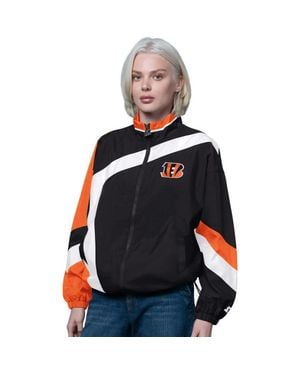 Starter Cincinnati Bengals Vintage 1St Quarter Full-Zip Windbreaker - Blue