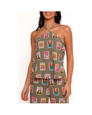 Petal & Pup Henri Print Halter Top - Multicolor