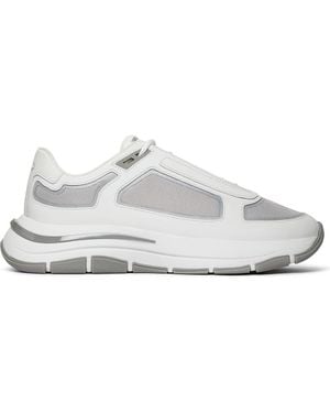 Mallet Alton Leather And Mesh Sneakers - White