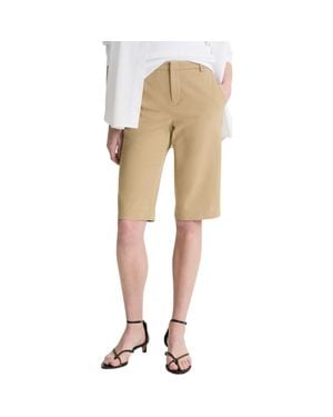 Vince Avery Mid Rise Chino Shorts - Natural