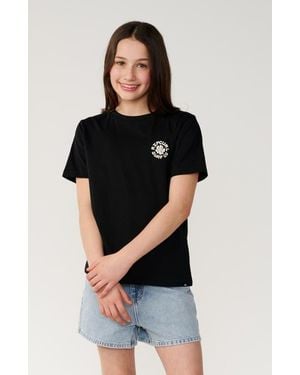 Rip Curl Kids' Party Wave Graphic T-Shirt - Black