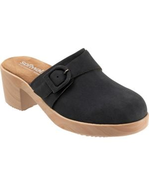 Softwalk Ferrara Platform Mule - Black