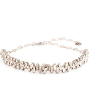 Deepa Gurnani Ilya Choker Necklace - Metallic