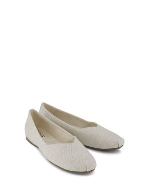 TOMS Gemma Ballet Flat - White