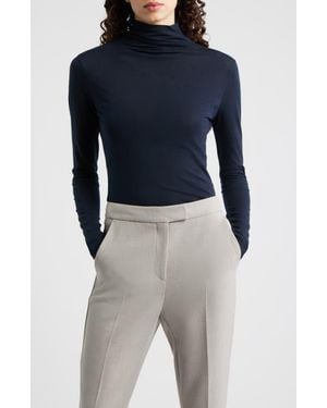 BOSS Elavu Turtleneck Top - Blue