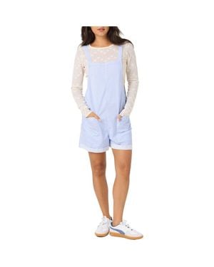 O'neill Sportswear Summerlin 2 Cotton & Linen Shortalls - Blue
