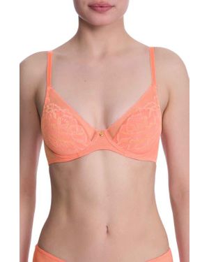 Natori Flora Underwire Contour Bra - Pink