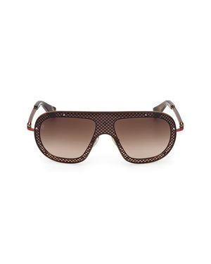 Christian Louboutin 130Mm Shield Sunglasses - Brown