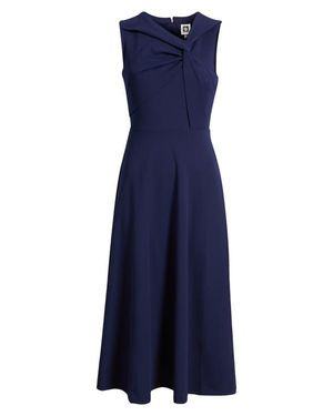 anne klein navy blue dress Bec & Bridge Danka Asym Dress Blue Size 6,8,10,12  lonedresshire