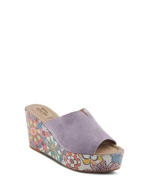 Spring Step Laylani Wedge Slide Sandal - Gray