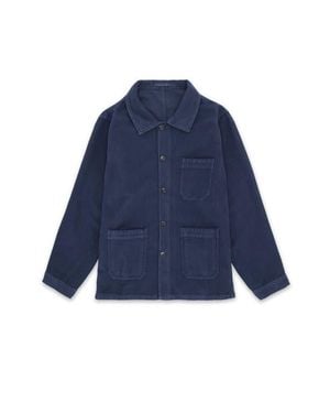 Fortela Fergus Moleskin Work Jacket - Blue