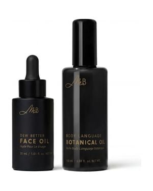 Monika Blunder Face And Body Oil Duo - Black