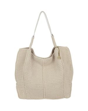 The Sak Los Feliz Large Tote Hand Crochet Bag - Gray