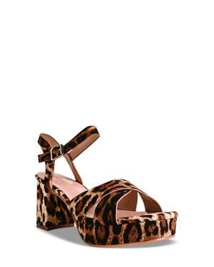 Touch Ups Toby Ankle Strap Platform Sandal - Brown